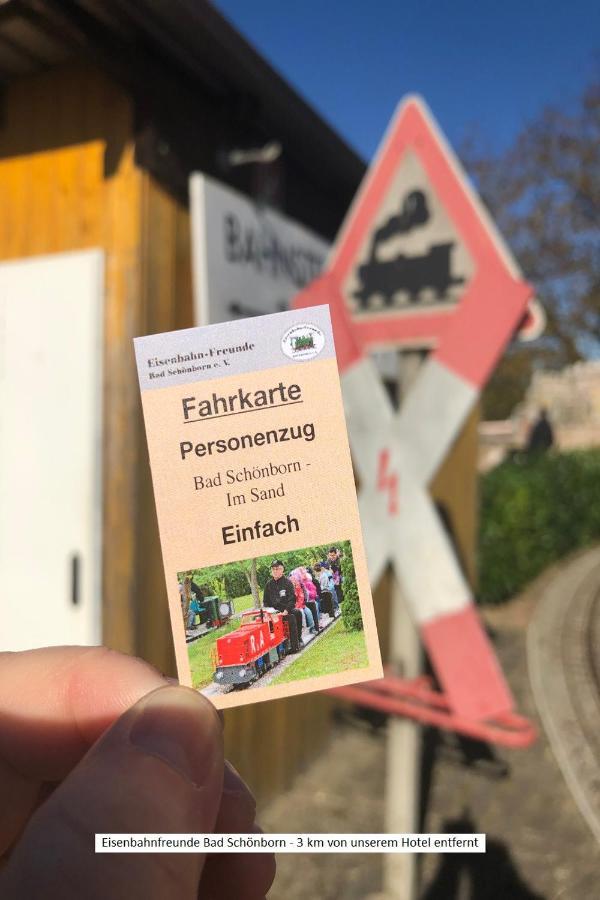 Hotel Haefner Bad Schonborn Bagian luar foto