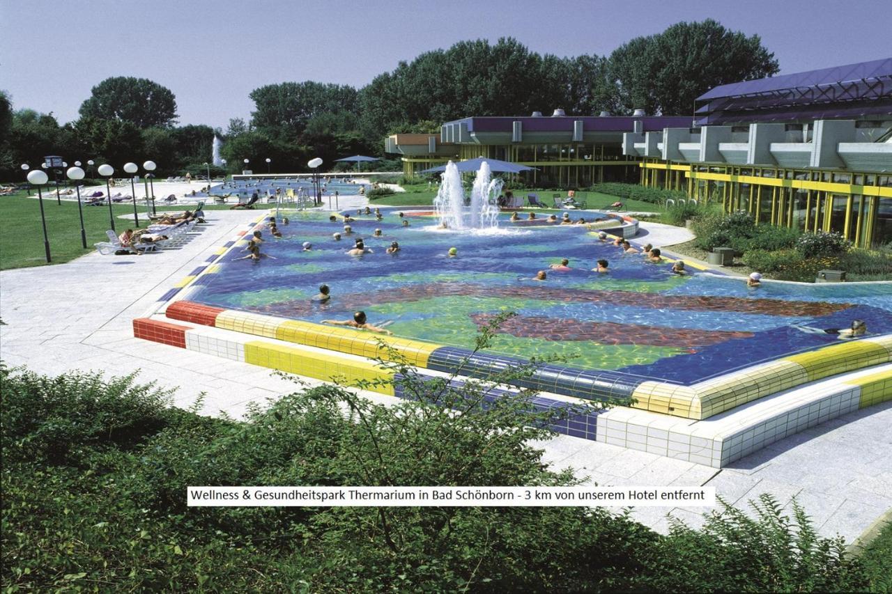 Hotel Haefner Bad Schonborn Bagian luar foto